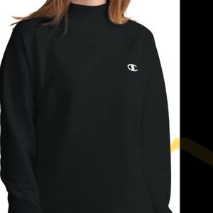 Champion W Powerblend Mock Neck large